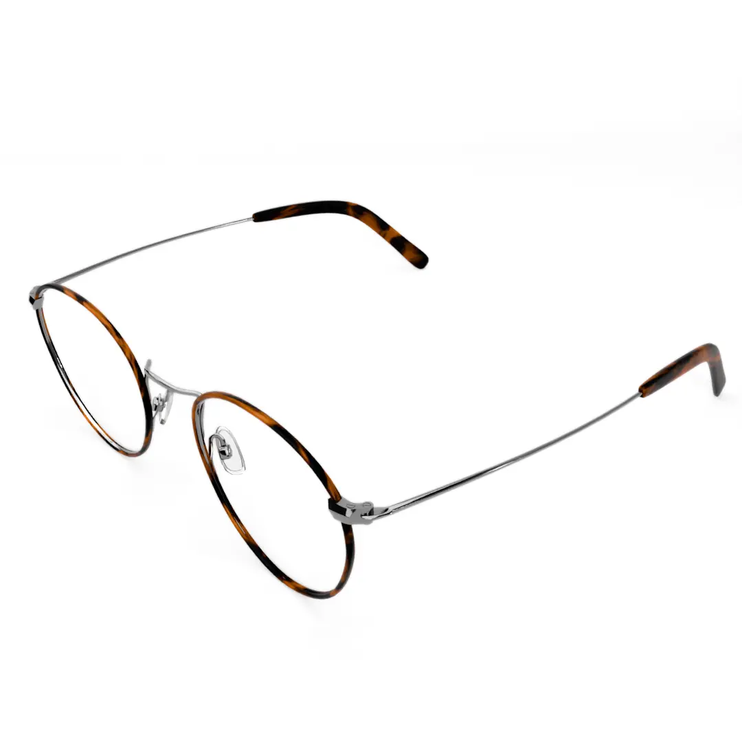 Oxford Silver Brown with windsor rings - Top View